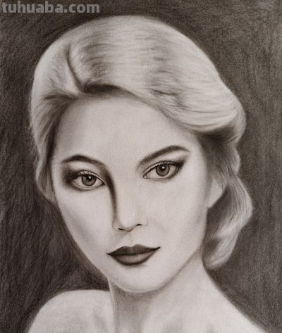 50+学素描｜一这张满是瑕疵的人像素描 - 图画吧TUHUABA