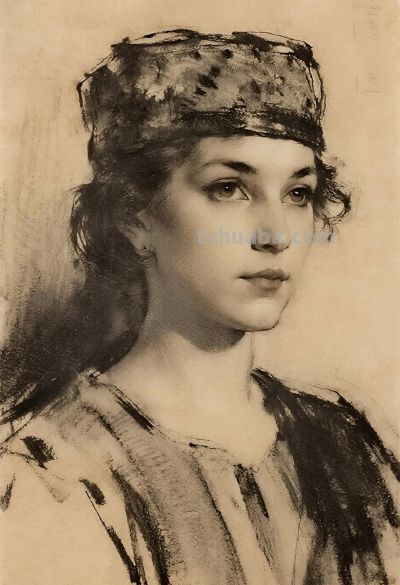 美女的素描画像 - 今日头条