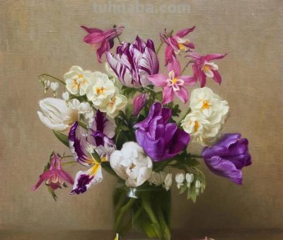 细腻优雅的花卉静物画 | Henrietta Smith - 图画吧TUHUABA