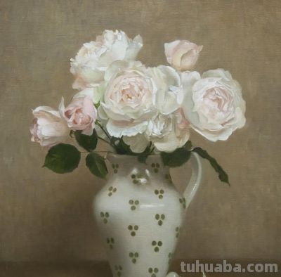 细腻优雅的花卉静物画 | Henrietta Smith - 图画吧TUHUABA