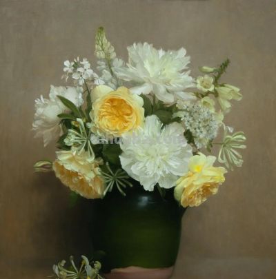 细腻优雅的花卉静物画 | Henrietta Smith - 图画吧TUHUABA