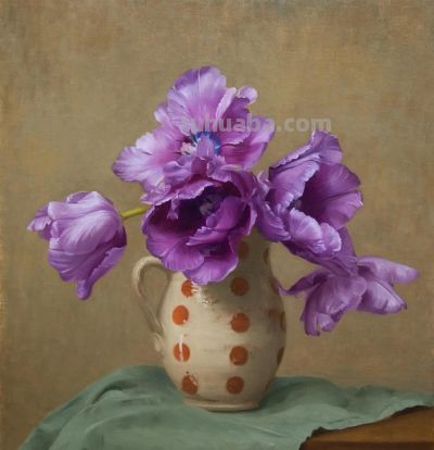 细腻优雅的花卉静物画 | Henrietta Smith - 图画吧TUHUABA