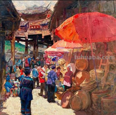 国展完整看|2025·百家金陵画展（全部油画作品：100件） - 图画吧TUHUABA