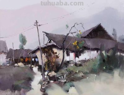 当代著名油画家王凤伟--印象油画系列 - 图画吧TUHUABA