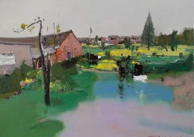 当代著名油画家王凤伟--印象油画系列 - 图画吧TUHUABA