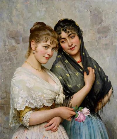 欧根·冯·布拉斯油画作品 - 图画吧TUHUABA