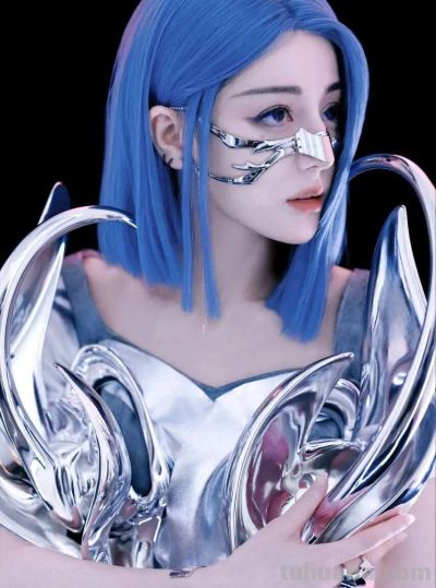 热巴才是cos天花板吧，赛博机械姬破次元，哥特大小姐惊艳 - 图画吧TUHUABA