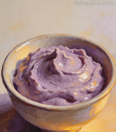 在家自制芋头馒头卷，暄软香甜，零失败教程，大人孩子都爱吃 - 图画吧TUHUABA