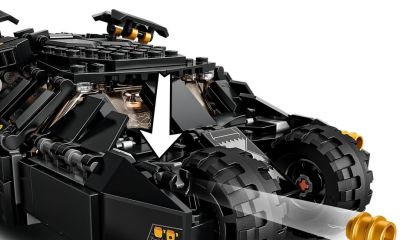 再现大战稻草人场景，乐高小比例诺兰蝙蝠车Tumbler来了 - 图画吧TUHUABA