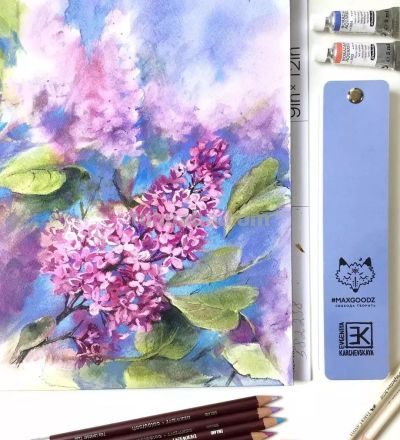 美哭的水彩画，感受春天的绚烂！ - 图画吧TUHUABA