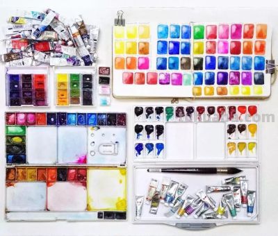 美哭的水彩画，感受春天的绚烂！ - 图画吧TUHUABA