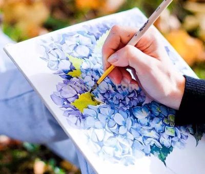 美哭的水彩画，感受春天的绚烂！ - 图画吧TUHUABA