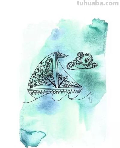 美哭的水彩画，感受春天的绚烂！ - 图画吧TUHUABA