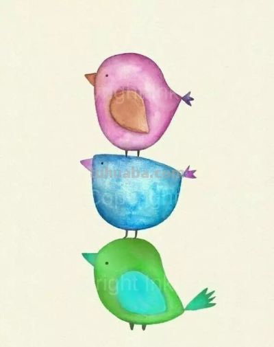 美哭的水彩画，感受春天的绚烂！ - 图画吧TUHUABA