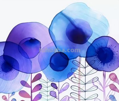 美哭的水彩画，感受春天的绚烂！ - 图画吧TUHUABA