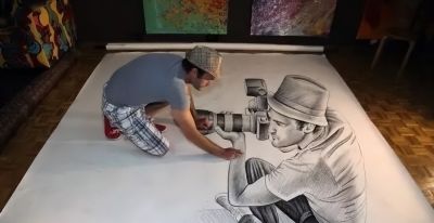 一组疯狂的3D铅笔画！ - 图画吧TUHUABA