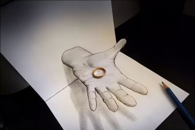 一组疯狂的3D铅笔画！ - 图画吧TUHUABA