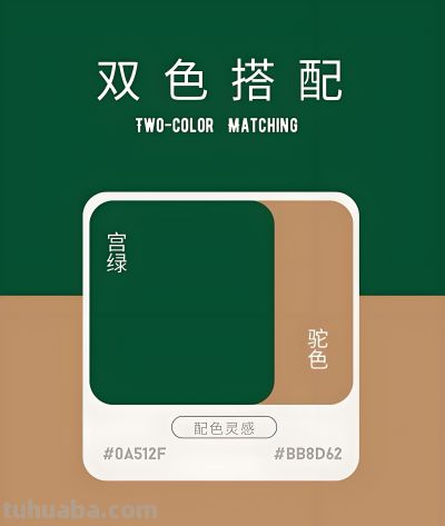 色彩搭配 | 春日5套绿色系配色，把高级感焊在身上 - 图画吧TUHUABA