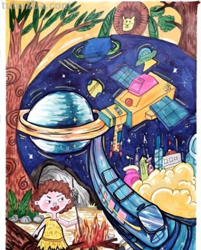 全国科普月| 2025年对话科学系列主题活动“科幻绘画”获奖作品展示（第5期） - 今日头条