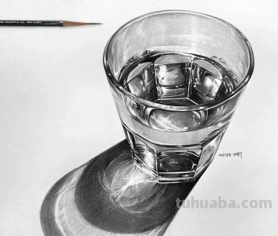 质感很强的素描作品！ - 图画吧TUHUABA