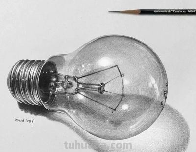 质感很强的素描作品！ - 图画吧TUHUABA