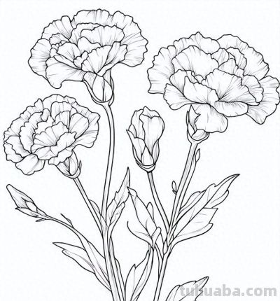 够你画30天！花卉的手绘线稿 - 今日头条