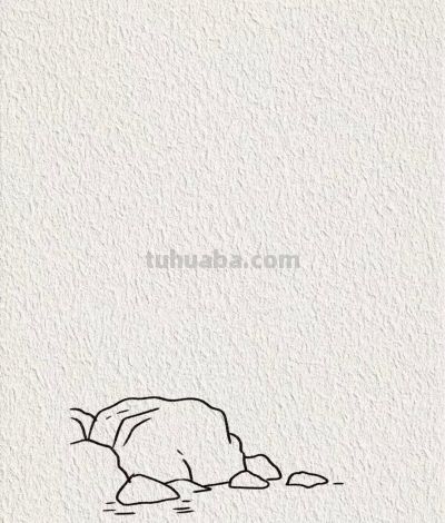 海日升帆远 猫石共清闲丨画个简笔画分享 - 图画吧TUHUABA