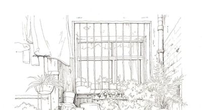 95后美女教你画钢笔淡彩，张张都是精品，构图和配色超棒 - 图画吧TUHUABA