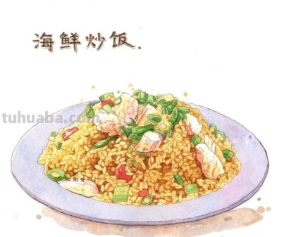 95后美女教你画钢笔淡彩，张张都是精品，构图和配色超棒 - 图画吧TUHUABA