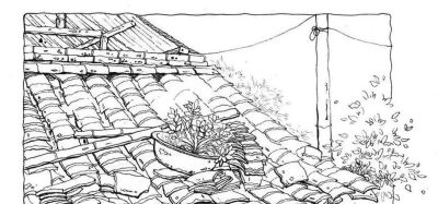 95后美女教你画钢笔淡彩，张张都是精品，构图和配色超棒 - 图画吧TUHUABA