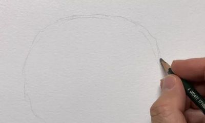 适合零基础学习，46步教你画一朵水彩红玫瑰 - 图画吧TUHUABA