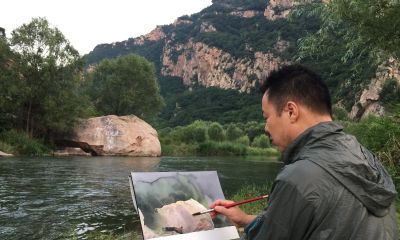 适合零基础小白临摹学习，超详细水彩石头教程 - 图画吧TUHUABA