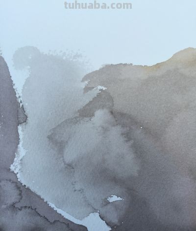 适合零基础小白临摹学习，超详细水彩石头教程 - 图画吧TUHUABA