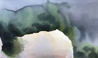 适合零基础小白临摹学习，超详细水彩石头教程 - 图画吧TUHUABA