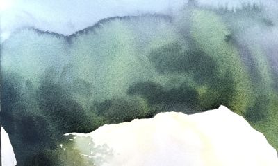 适合零基础小白临摹学习，超详细水彩石头教程 - 图画吧TUHUABA