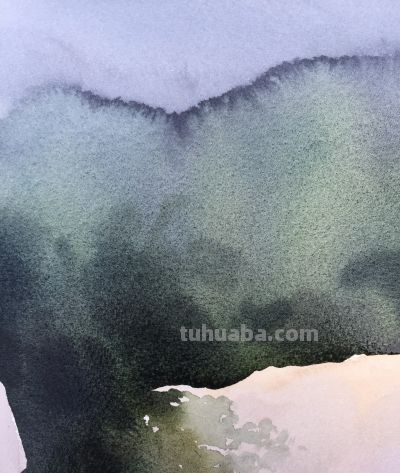 适合零基础小白临摹学习，超详细水彩石头教程 - 图画吧TUHUABA