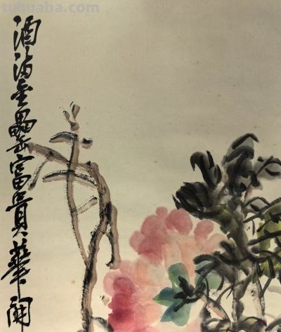 金石入画 彩韵流芳——吴昌硕《水彩花卉八条屏》 - 图画吧TUHUABA