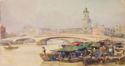 杭鸣时水彩笔下的江南很诗意！很美！ - 图画吧TUHUABA