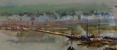 杭鸣时水彩笔下的江南很诗意！很美！ - 图画吧TUHUABA