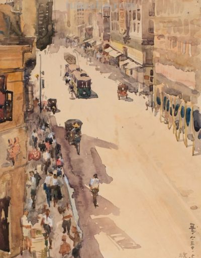 杭鸣时水彩笔下的江南很诗意！很美！ - 图画吧TUHUABA