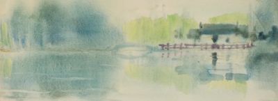 杭鸣时水彩笔下的江南很诗意！很美！ - 图画吧TUHUABA