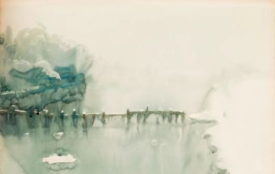 杭鸣时水彩笔下的江南很诗意！很美！ - 图画吧TUHUABA