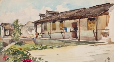 杭鸣时水彩笔下的江南很诗意！很美！ - 图画吧TUHUABA