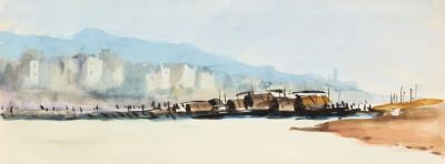 杭鸣时水彩笔下的江南很诗意！很美！ - 图画吧TUHUABA