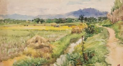 杭鸣时水彩笔下的江南很诗意！很美！ - 图画吧TUHUABA