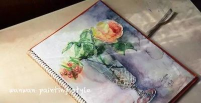 日本水彩画家永山裕子：在水彩的世界初遇 - 图画吧TUHUABA