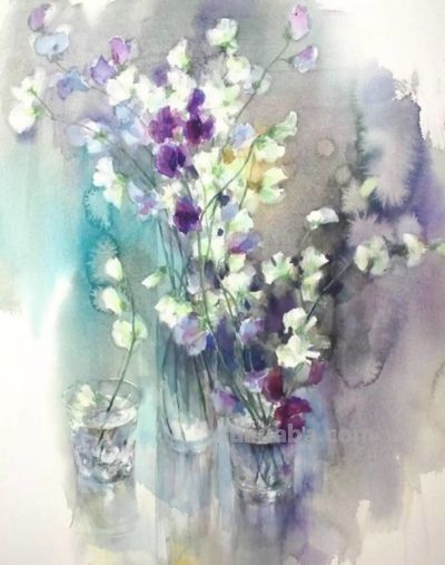 日本水彩画家永山裕子：在水彩的世界初遇 - 图画吧TUHUABA