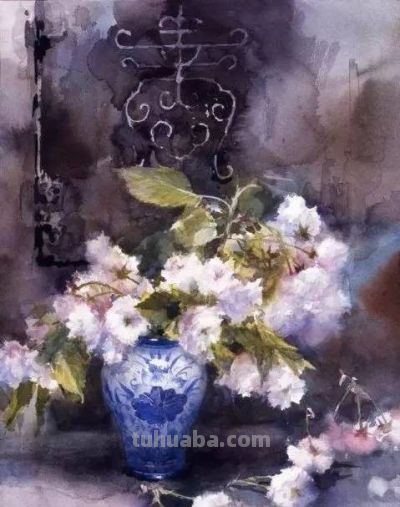 日本水彩画家永山裕子：在水彩的世界初遇 - 图画吧TUHUABA