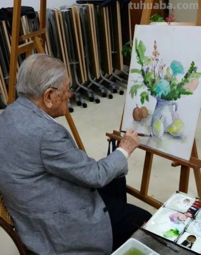 日本水彩画家永山裕子：在水彩的世界初遇 - 图画吧TUHUABA