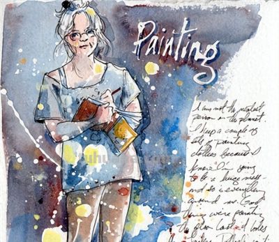 美国自由水彩画家Cathy Johnson的手绘本 - 今日头条